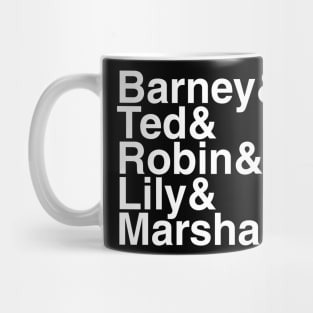 How I Met Your Mother Helvetica List Mug